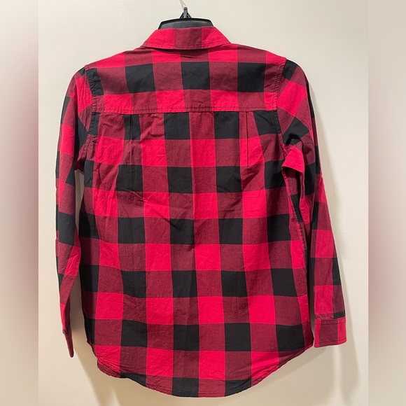 PLACE Kids Buffalo Plaid Button Down Shirt - Picture 2 of 3